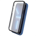 360 Protection Series iPhone 14 Hoesje - Blauw / Doorzichtig
