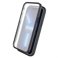 360 Protection Series iPhone 14 Max Case - Zwart / Doorzichtig