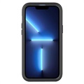360 Protection Series iPhone 14 Max Case - Zwart / Doorzichtig