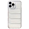 iPhone 14 Pro 3D Flexibel TPU Hoesje - Doorzichtig