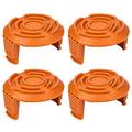 4 stuks. Spoeldoppen voor Worx grastrimmer WA6531 - ABS kunststof, 56.5x31.5mm