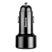 Baseus Magic 2x USB QC 3.0 45W autolader CCMLC20A-01 - zwart