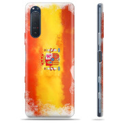 Sony Xperia 5 II TPU Hoesje - Spaanse Vlag