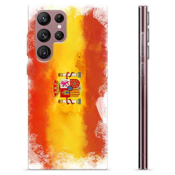 Samsung Galaxy S22 Ultra 5G TPU Hoesje - Spaanse Vlag