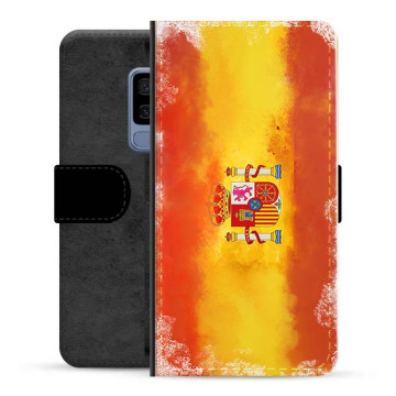 Samsung Galaxy S9 Premium Portemonnee Hoesje - Spaanse Vlag