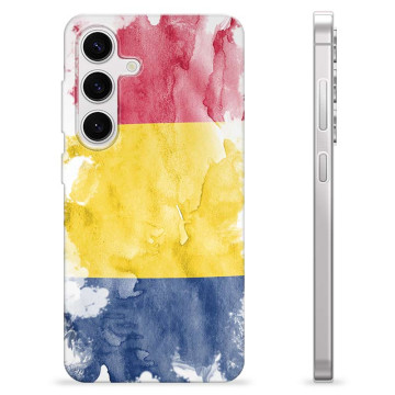 Samsung Galaxy S24 TPU Hoesje - Roemeense Vlag