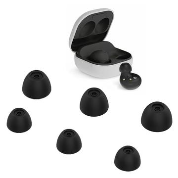 6Pcs vervangende oordopjes Tips Zachte Silicone koptelefoon Caps Cover voor Samsung Galaxy Buds2