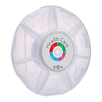 7-daagse slimme pillenhouder met 5 programmeerbare alarmen - Grijs