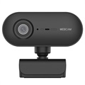 720p HD roterende webcam met autofocus - zwart