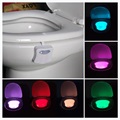 8-kleuren bewegingssensor toilet nachtlampje