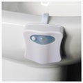 8-kleuren bewegingssensor toilet nachtlampje