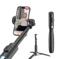 8-Delige Bluetooth Selfie Stick & Statief - Zwart