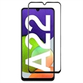 Samsung Galaxy A22 4G/A32 4G 9D Full Cover Glazen Screenprotector - Zwarte Rand