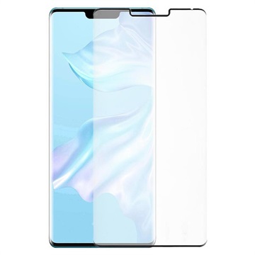 9D Full Cover Huawei Mate 30 Pro Tempered Glass Screenprotector - Zwart