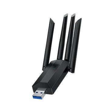 A07 Dual-Band USB 3.0 draadloze netwerkadapter met 4 antennes - 1200Mbps