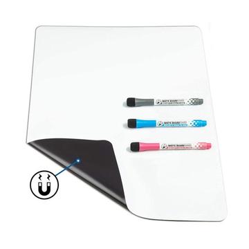 A4 Magnetisch PET Whiteboard Blad met 3 Markers & Gum