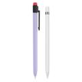 AHASTYLE PT80-1-K Voor Apple Pencil 2e generatie Stylus Pen Silicone Cover Anti-druppel Beschermhoes - Paars