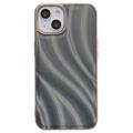 Abstract Series iPhone 14 Bekleed TPU Hoesje - Grijs