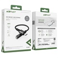 Acefast C1-07 USB-C / 3,5 mm AUX-audioadapter - zwart