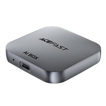 Acefast QC2 Draadloze CarPlay/Android Auto AI Box - Grijs