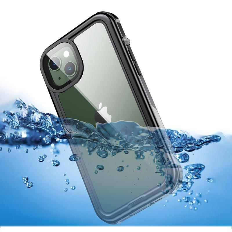 Active IP68 iPhone 14 Plus Waterdicht Hoesje - Zwart