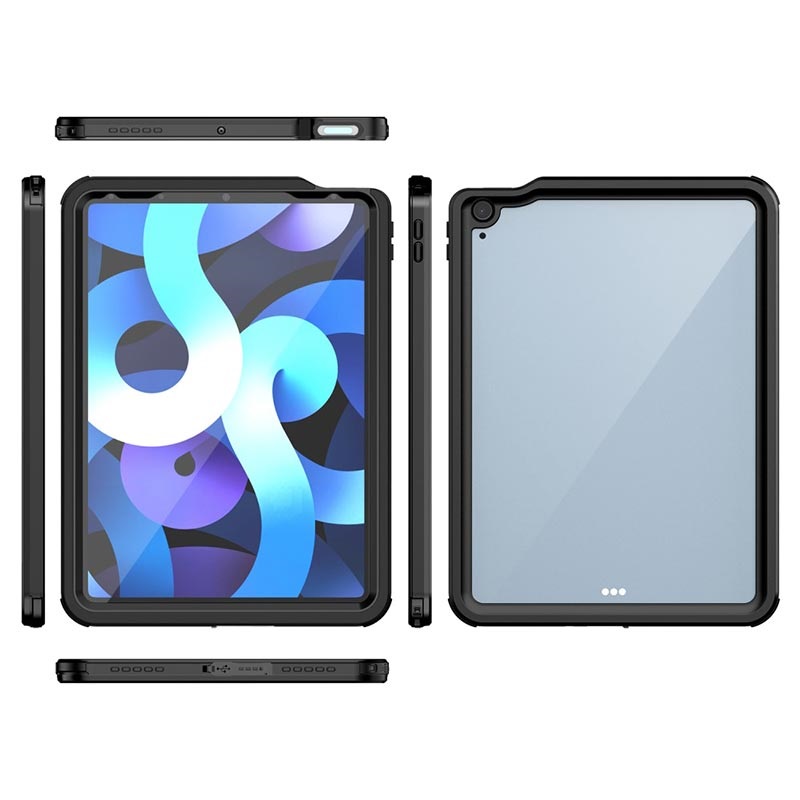 Active Series IP68 iPad Air 2020/2022 Waterdichte Hoesje - Zwart
