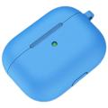 AirPods 3 Siliconen Hoesje met Sleutelhanger A060 - Blauw