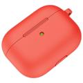 AirPods 3 Siliconen Hoesje met Sleutelhanger A060 - Rood