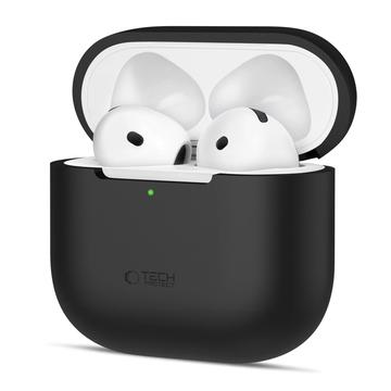 AirPods 4 Tech-Protect Silicone Hoesje - Zwart