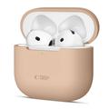 AirPods 4 Tech-Protect Silicone Hoesje - Koffie Latte