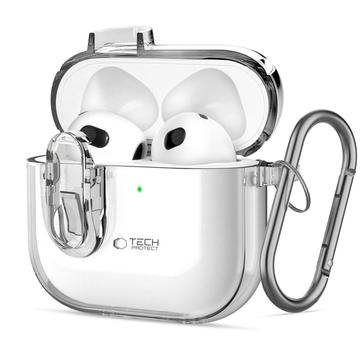 AirPods 4 Tech-Protect Slim Hook Hoesje - Transparant