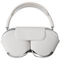 AirPods Max-hoes met slaapstand - PU lederen hoofdtelefoonhoes - Wit