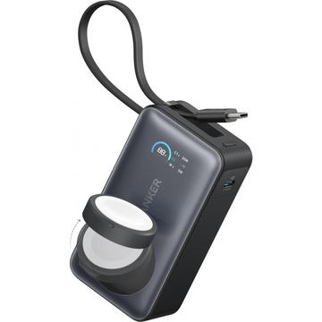 Anker MagGo 10000mAh Power Bank met Apple Watch-oplader - 35W - Zwart