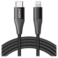 Anker PowerLine+ II USB-C / Lightning Kabel - 0.9m - Zwart