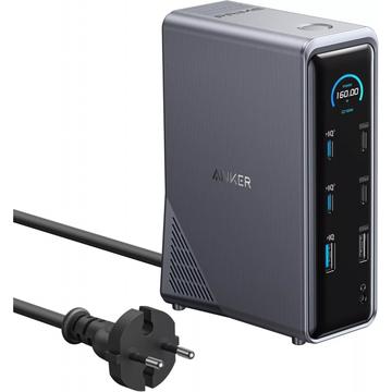 Anker Prime 737 14-in-1 USB-C dockingstation - Zwart