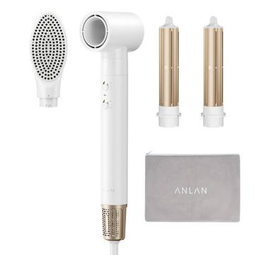Anlan 05-ACFS41-02E 4-in-1 Hair Stylist - White