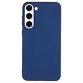 Samsung Galaxy S23 5G Anti-Vingerafdruk Mat TPU Hoesje - Blauw