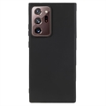 Anti-Vingerafdruk Mat Samsung Galaxy Note20 Ultra TPU Hoesje - Zwart