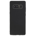 Anti-Vingerafdruk Mat Samsung Galaxy Note8 TPU Hoesje - Zwart