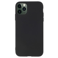 Anti-Vingerafdruk Mat iPhone 11 Pro TPU Hoesje - Zwart