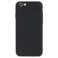Anti-Vingerafdruk Mat iPhone 6/6S TPU Hoesje - Zwart