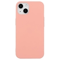 iPhone 15 Plus Anti-Vingerafdruk Mat TPU Hoesje - Roze