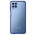 Anti-Shock Samsung Galaxy M53 Hybrid Case - Blauw / Doorzichtig