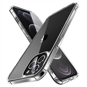 iPhone 12 Pro Max Anti-Shock Hybride Hoesje - Doorzichtig
