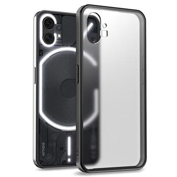 Anti-shock Nothing Phone (1) Hybrid Case - Zwart / Doorschijnend