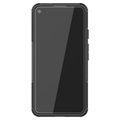Antislip Google Pixel 4a 5G Hybrid Case met Standaard - Zwart