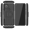 Antislip Google Pixel 4a 5G Hybrid Case met Standaard - Zwart