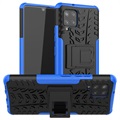 Anti-Slip Samsung Galaxy A42 5G Hybrid Case - Blauw / Zwart