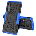 Antislip Huawei P30 Hybrid Case - Blauw / Zwart