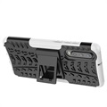 Antislip Huawei P30 Hybrid Case - Wit / Zwart